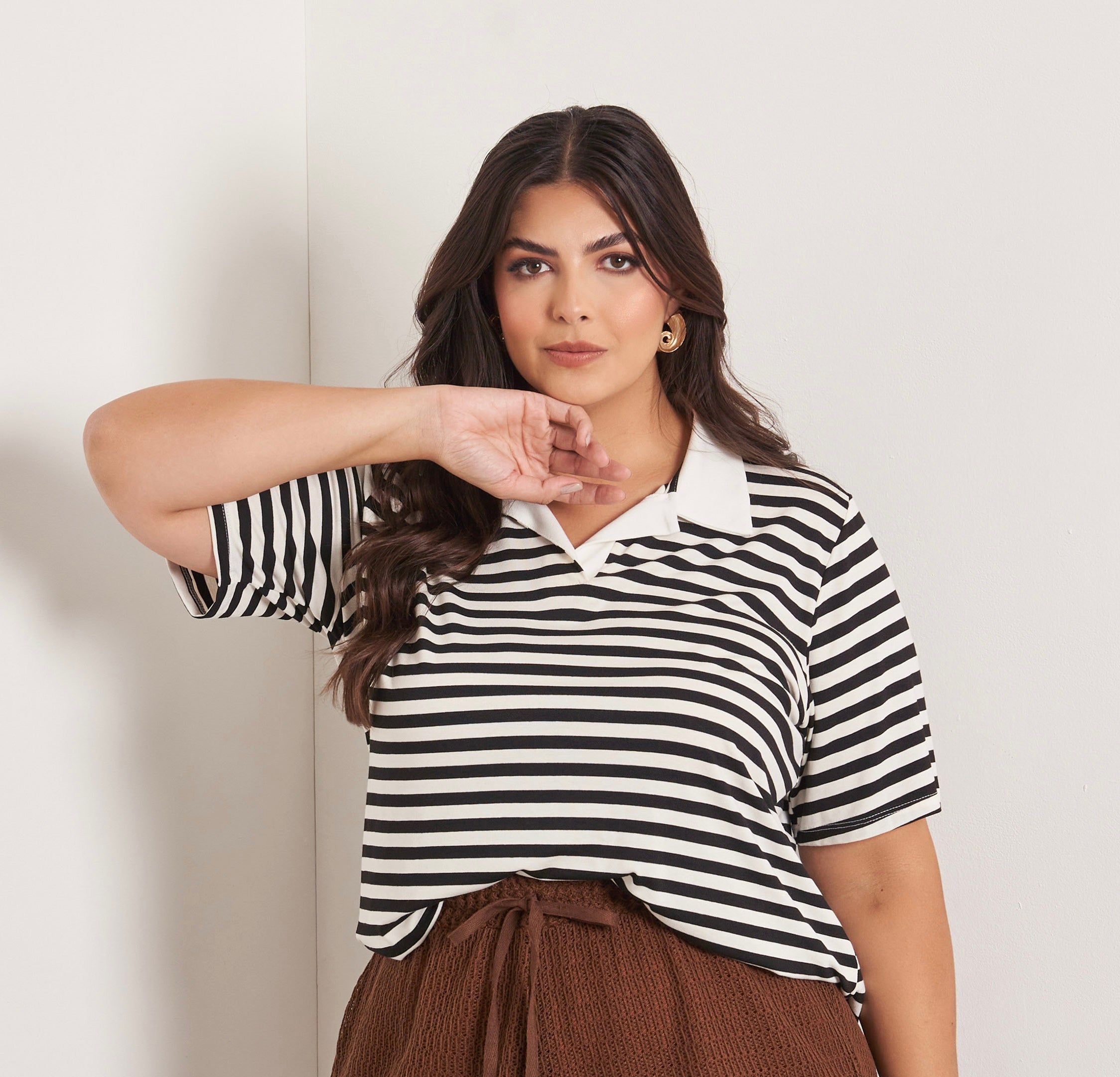 Blusa Polo Stripes