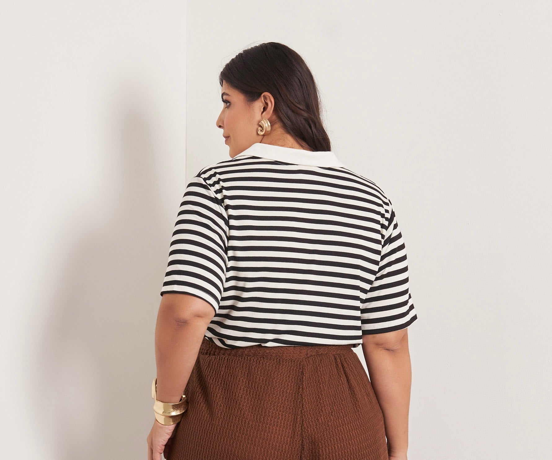 Blusa Polo Stripes