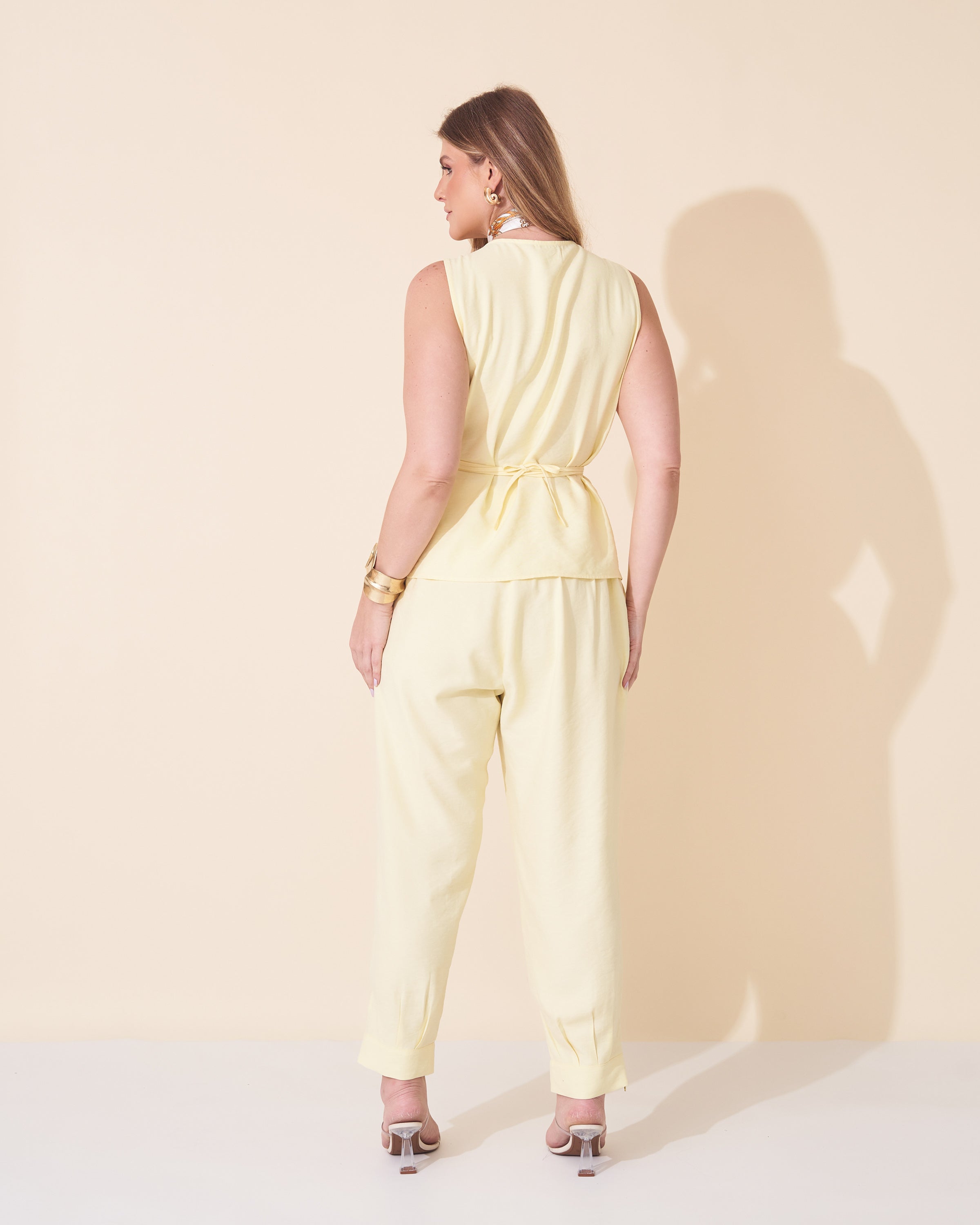 Calça New Lunna Amarelo Manteiga