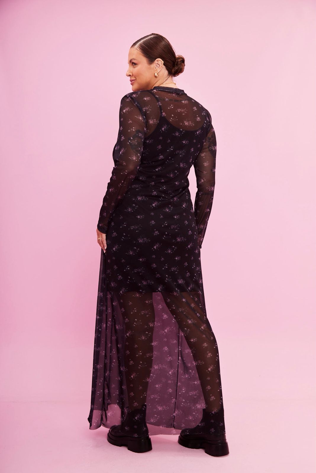Vestido tule flower