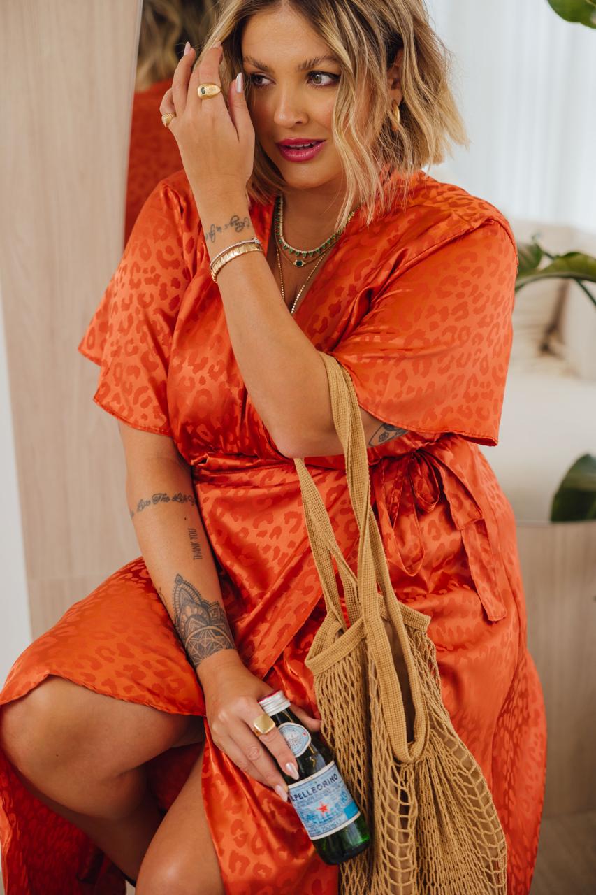 Vestido Manu Laranja