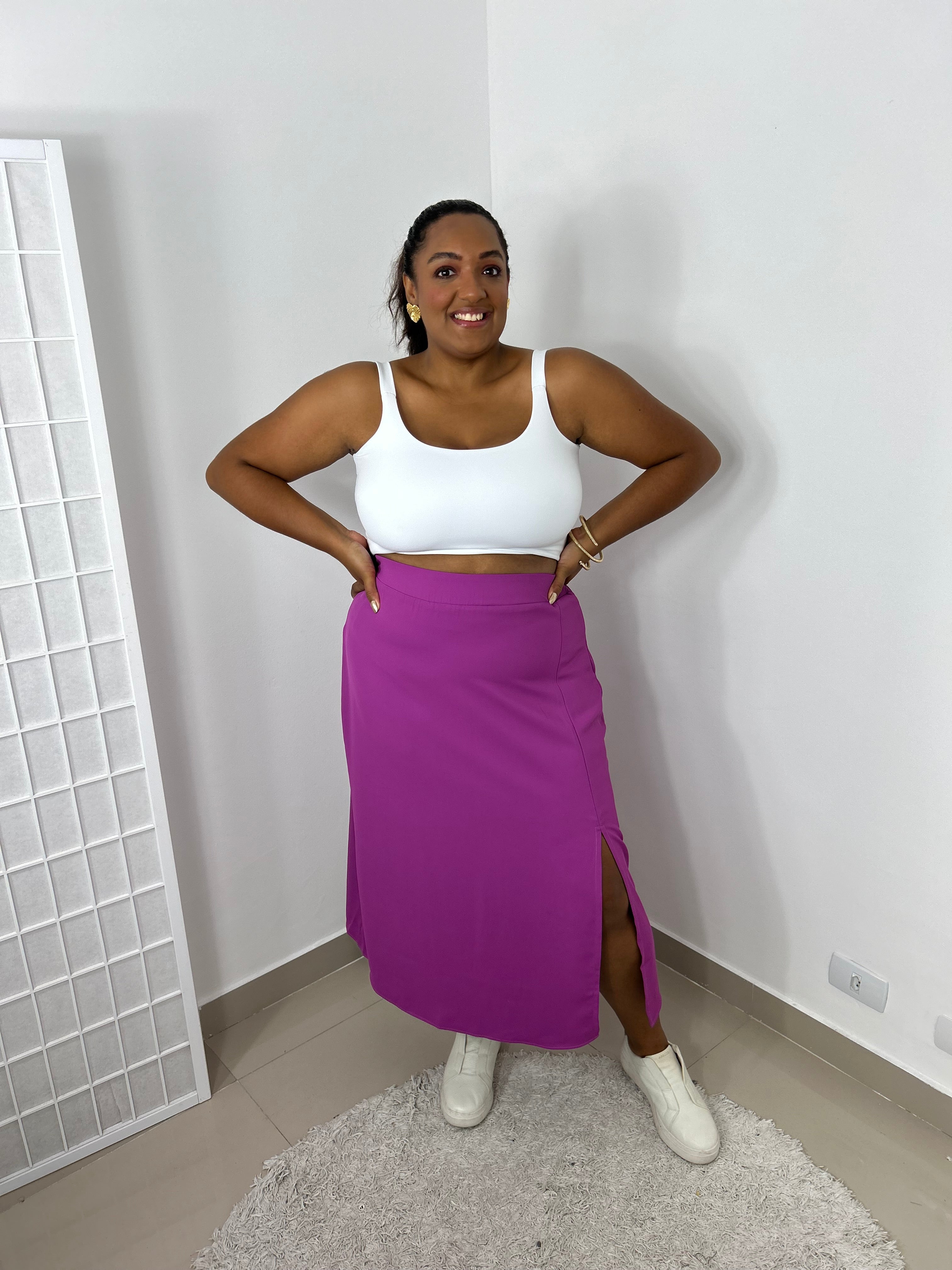 Saia Vic Roxa - Ma Tonin Store