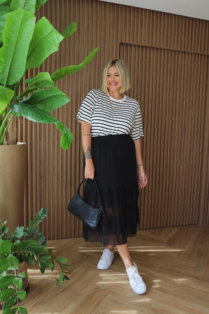 Saia Zoe Preta - Ma Tonin Store