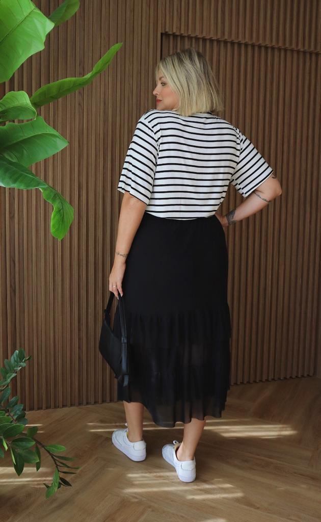Saia Zoe Preta - Ma Tonin Store