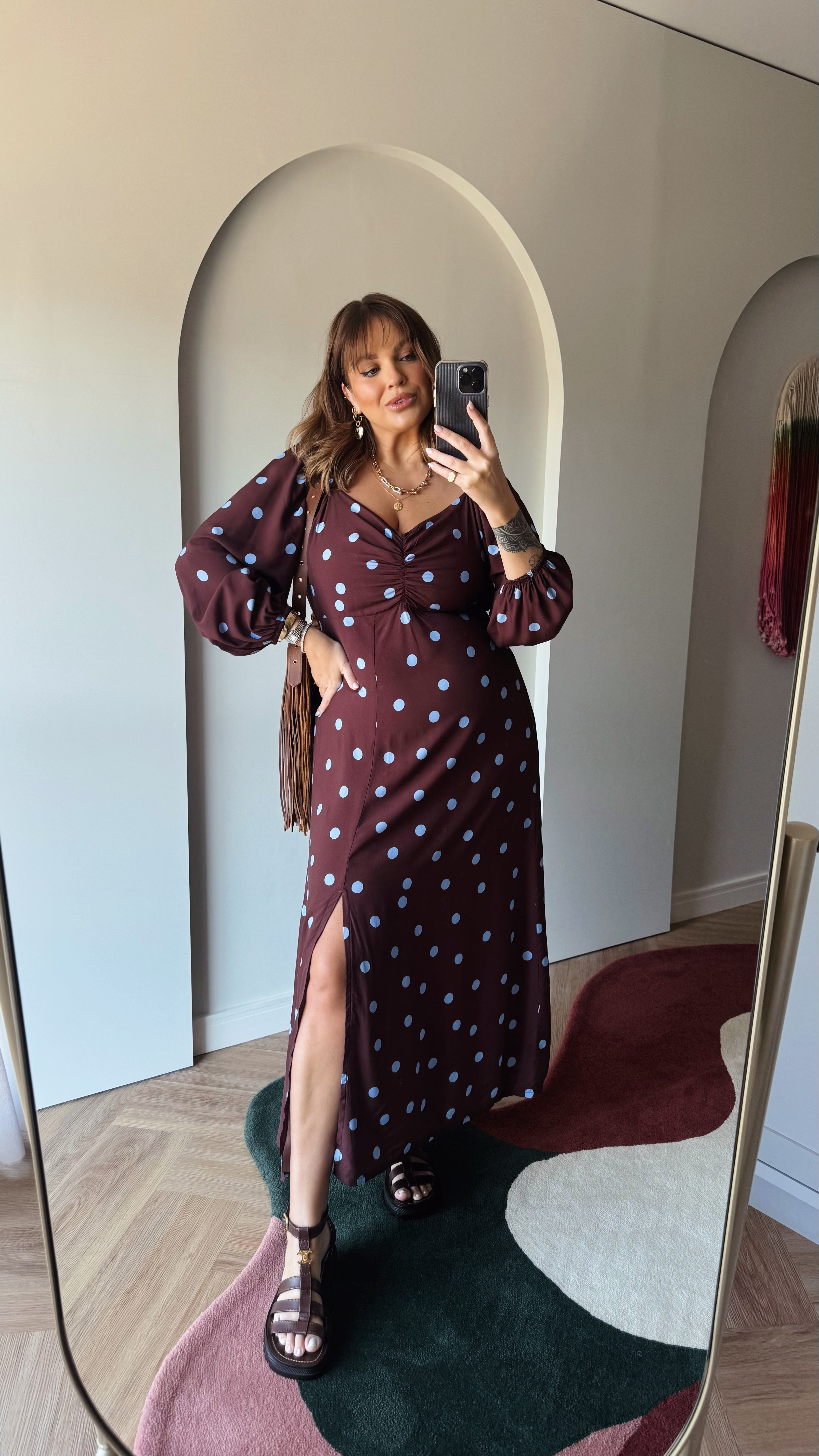 Vestido Poá Raissa