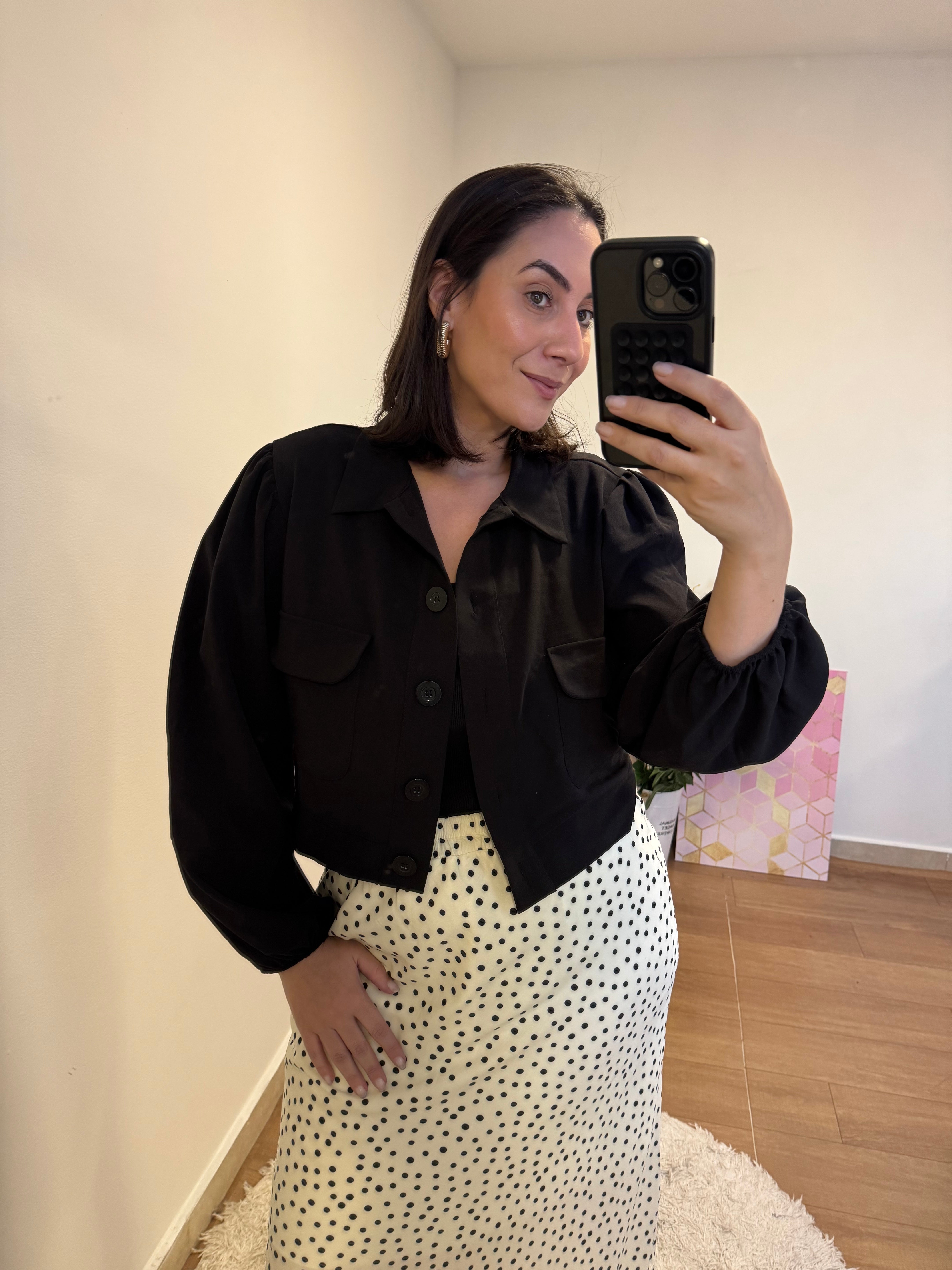 Jaqueta Barbie Preta