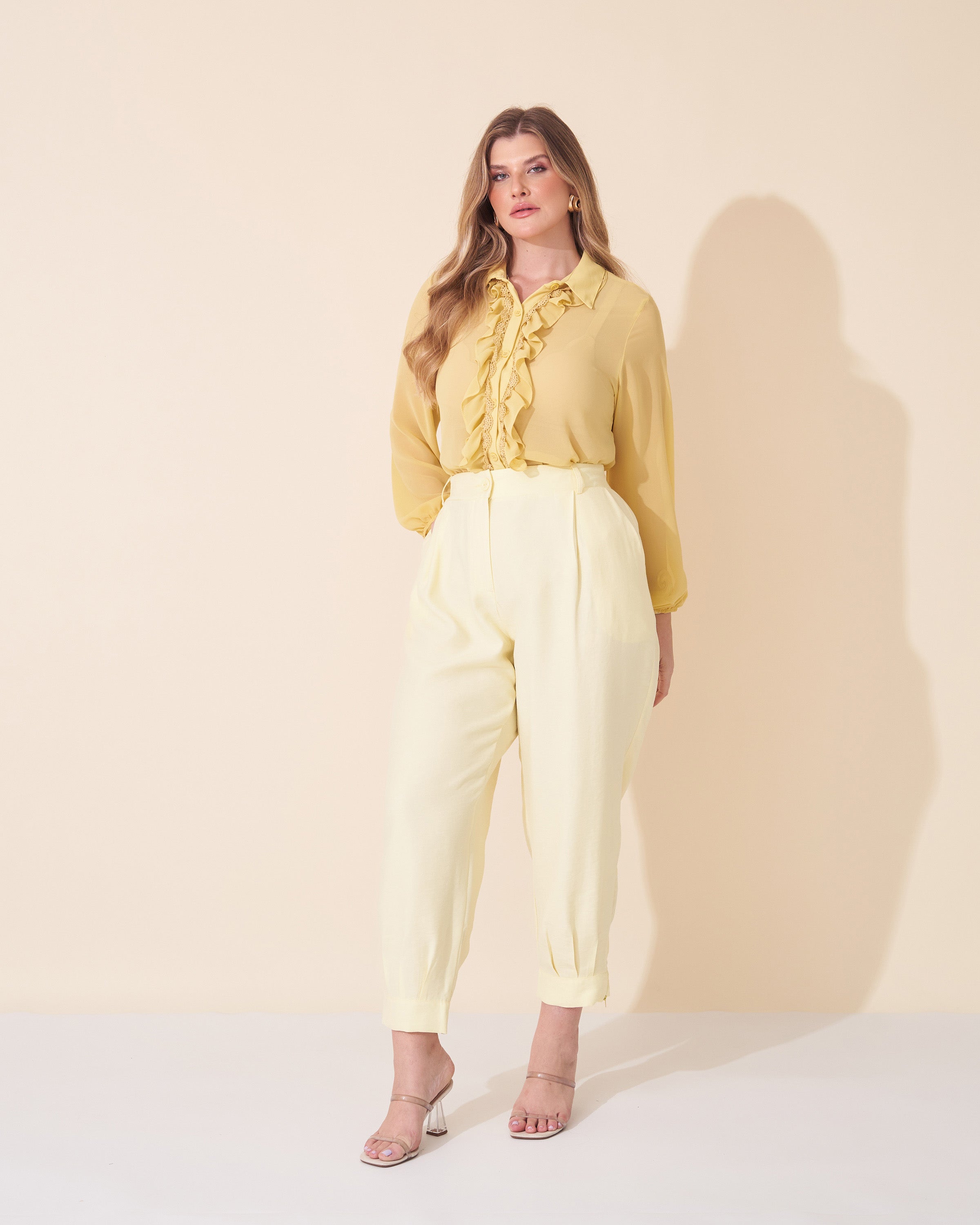 Calça New Lunna Amarelo Manteiga
