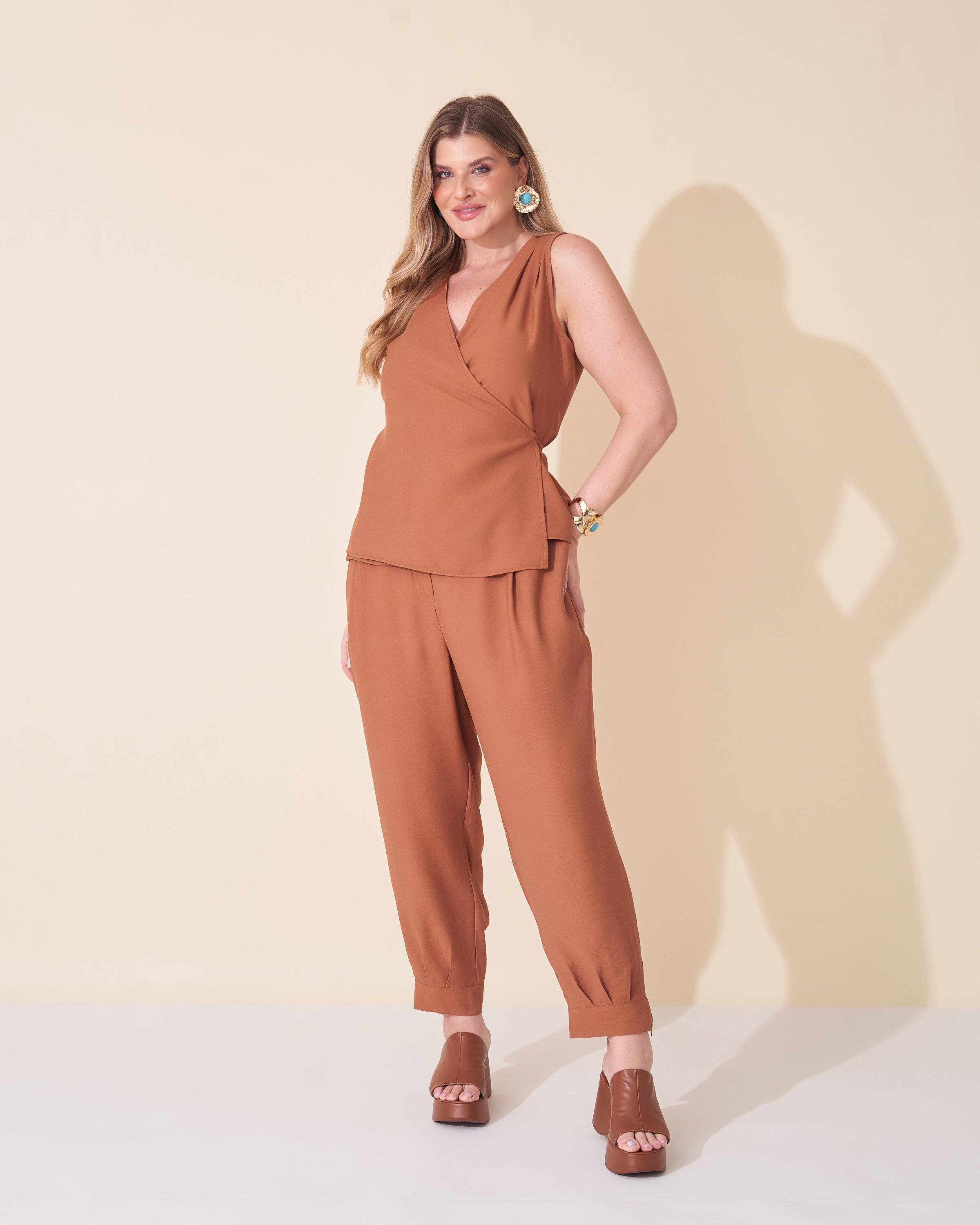 Calça New Lunna Marrom