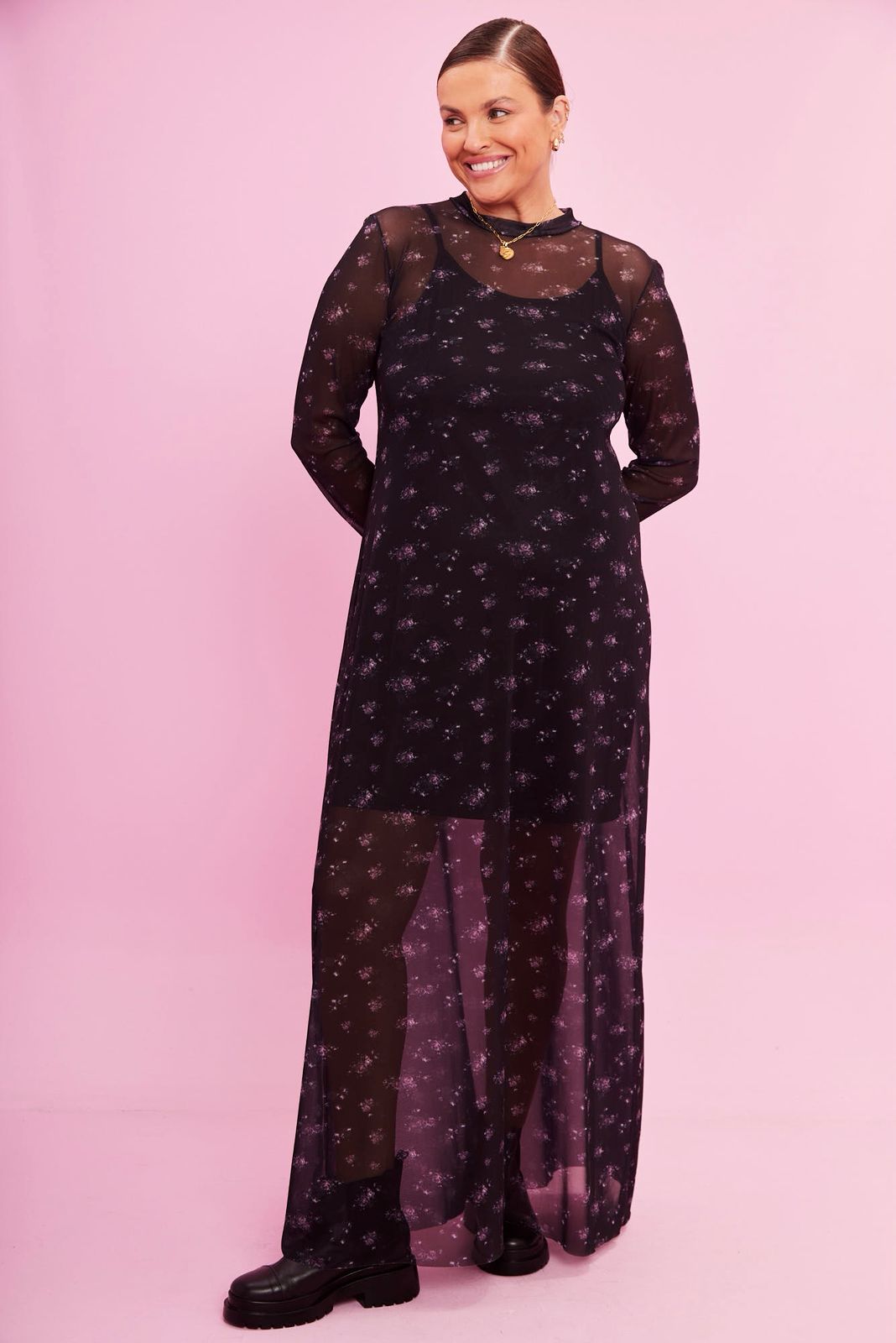 Vestido tule flower