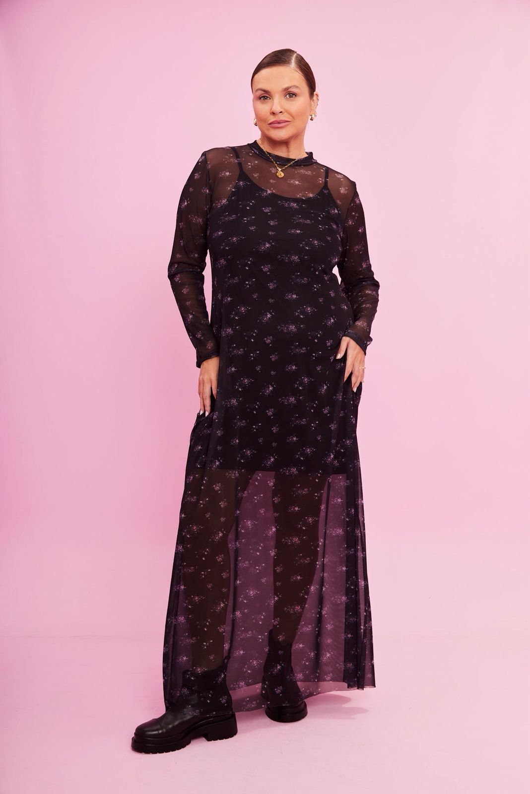 Vestido tule flower