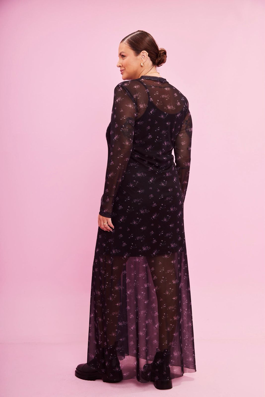 Vestido tule flower