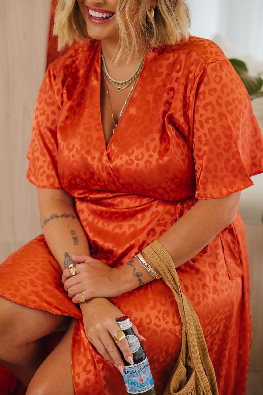Vestido Manu Laranja