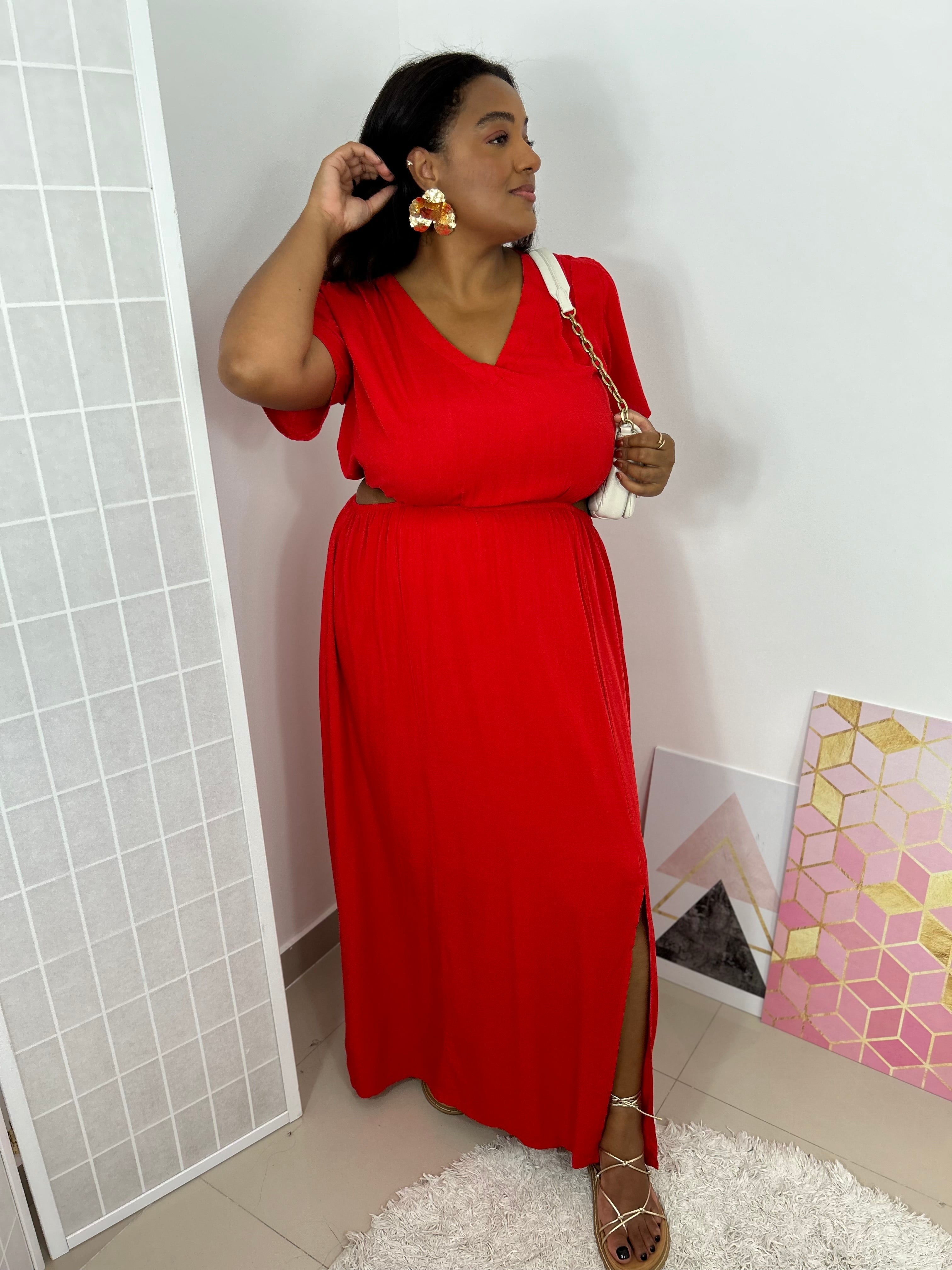 Vestido Kimberly Vermelho - Ma Tonin Store